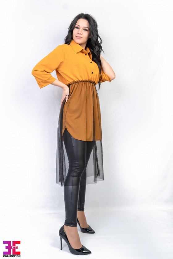 Прекрасна риза с тюл Евелин