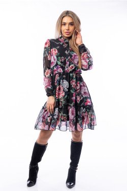 Прекрасна рокля от шифон Стиляна