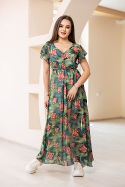 Лятна рокля от шифон Борила