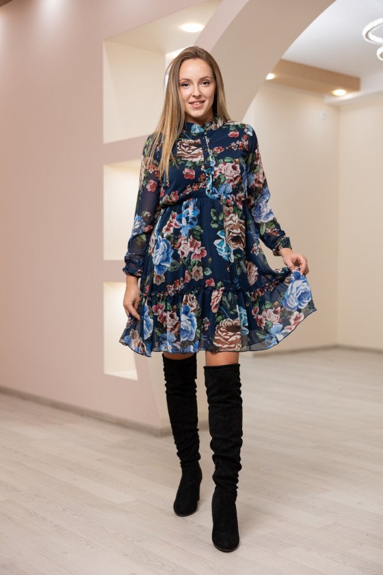 Рокля от шифон Зефира