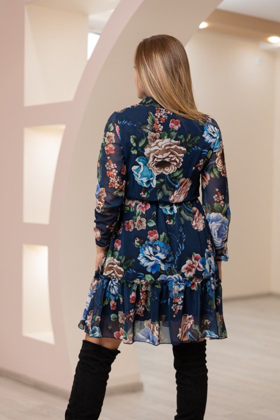 Рокля от шифон Зефира