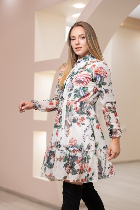 Прекрасна рокля от шифон Карина