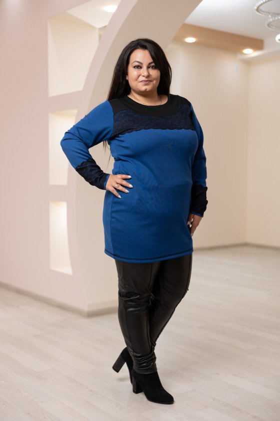 Елегантна туника с дантела Саманта