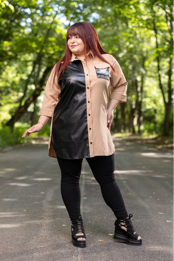 Елегантна риза с джоб Мелани