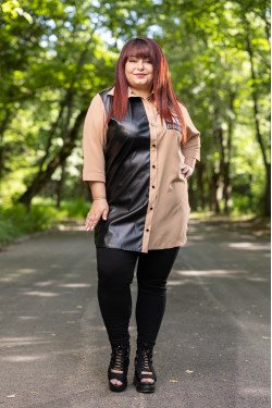 Елегантна риза с джоб Мелани