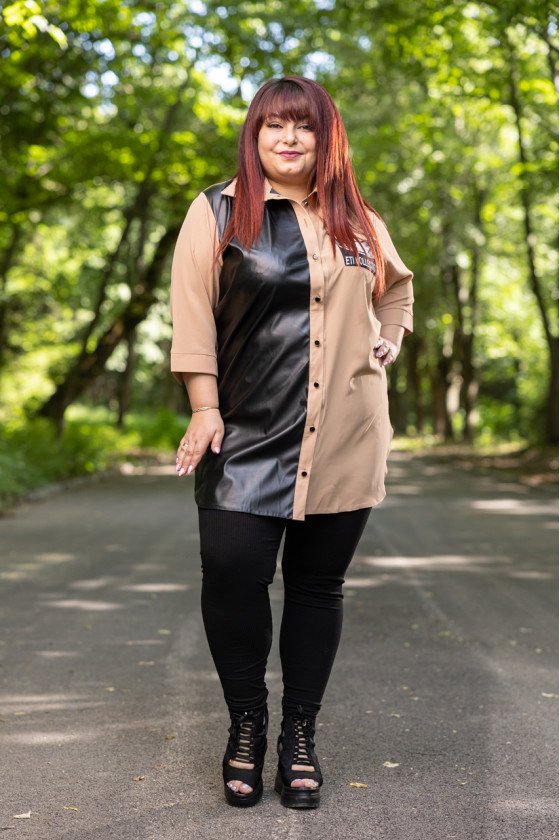 Елегантна риза с джоб Мелани