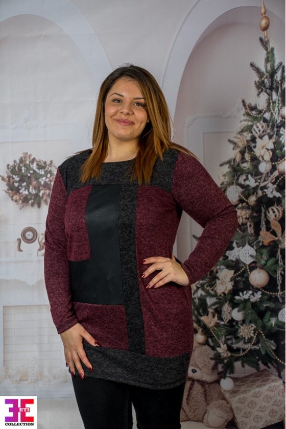 ТУНИКА С КОЖА СИЯНА