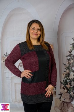 ТУНИКА С КОЖА СИЯНА