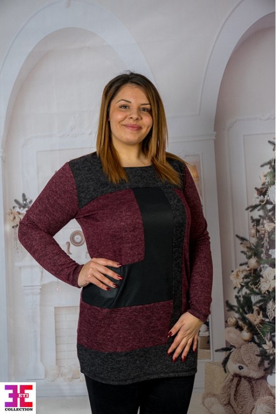 ТУНИКА С КОЖА СИЯНА