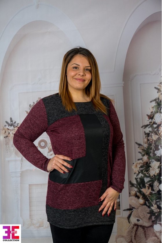 ТУНИКА С КОЖА СИЯНА