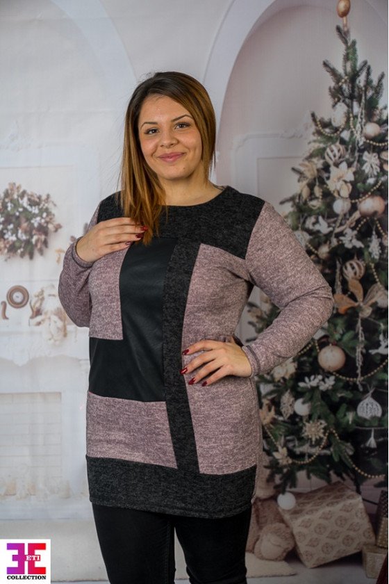 ТУНИКА С КОЖА АДИ