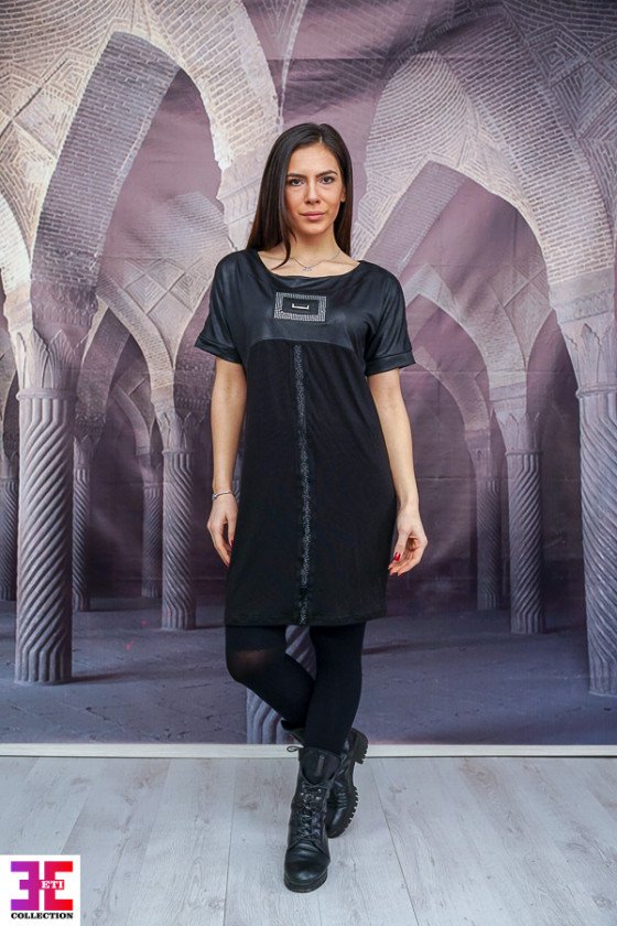 ТУНИКА С КОЖА ЖАНА