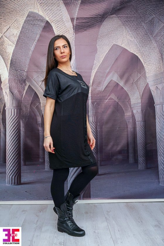 ТУНИКА С КОЖА ЖАНА