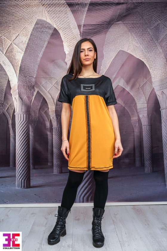 ТУНИКА С КОЖА НЕЛИ