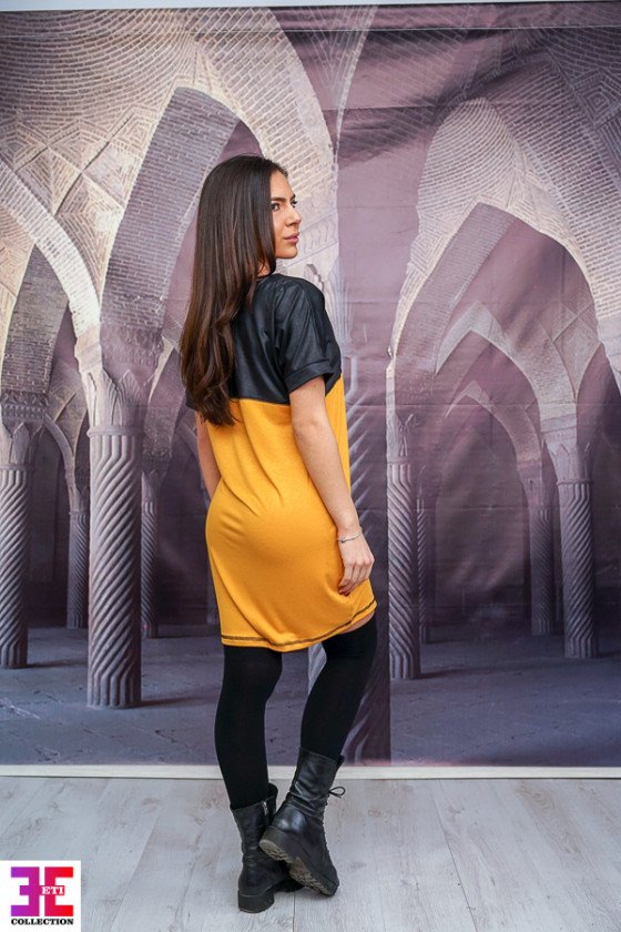 ТУНИКА С КОЖА НЕЛИ