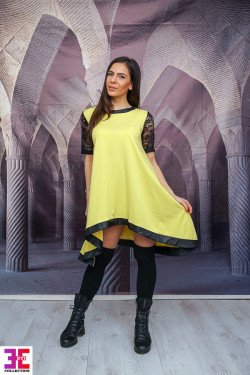 ПРЕКРАСНА ТУНИКА С КОЖА ФЕЛИСИТИ