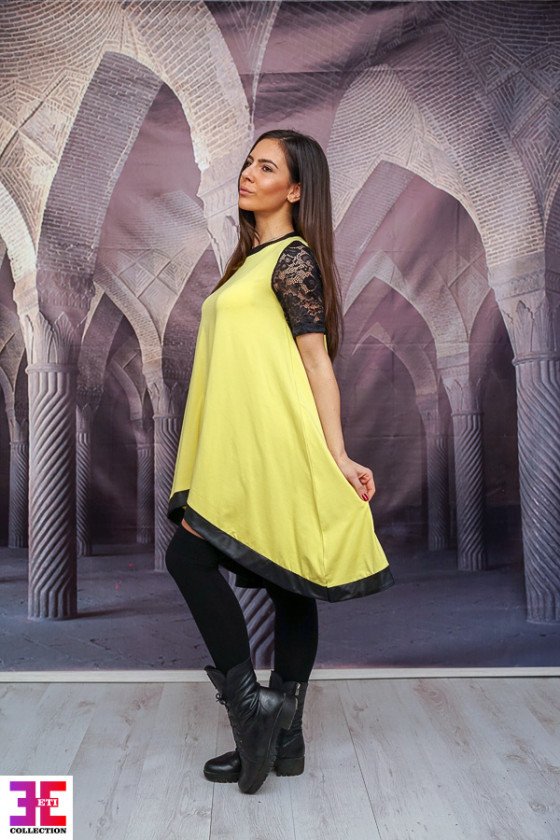 ПРЕКРАСНА ТУНИКА С КОЖА ФЕЛИСИТИ