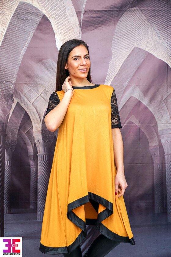 ПРЕКРАСНА ТУНИКА С КОЖА