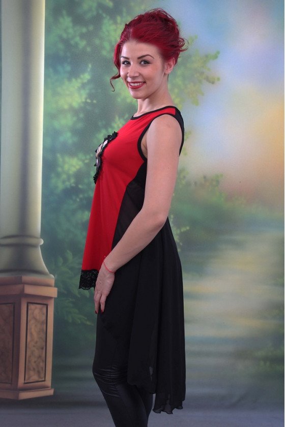 ЕЛЕГАНТНА ТУНИКА С ШИФОН МАРГАРИТА