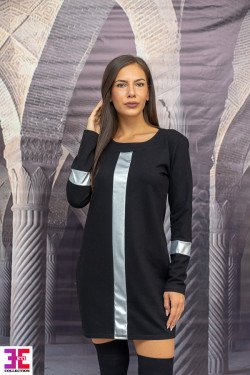 ТУНИКА С КОЖЕНА ЛЕНТА МАНИЯ