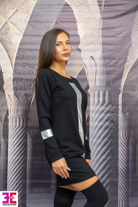 ТУНИКА С КОЖЕНА ЛЕНТА МАНИЯ