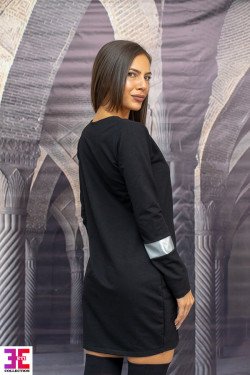 ТУНИКА С КОЖЕНА ЛЕНТА МАНИЯ