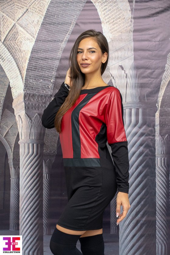 ТУНИКА С КОЖА АЛЕКСА