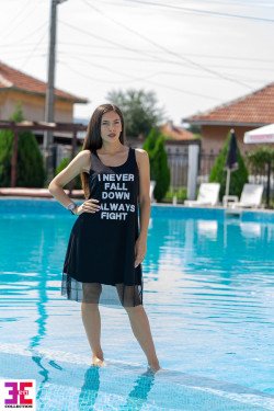 ЕЛЕГАНТНА РОКЛЯ С ТЮЛ И ШАМПА ФЕНИКС