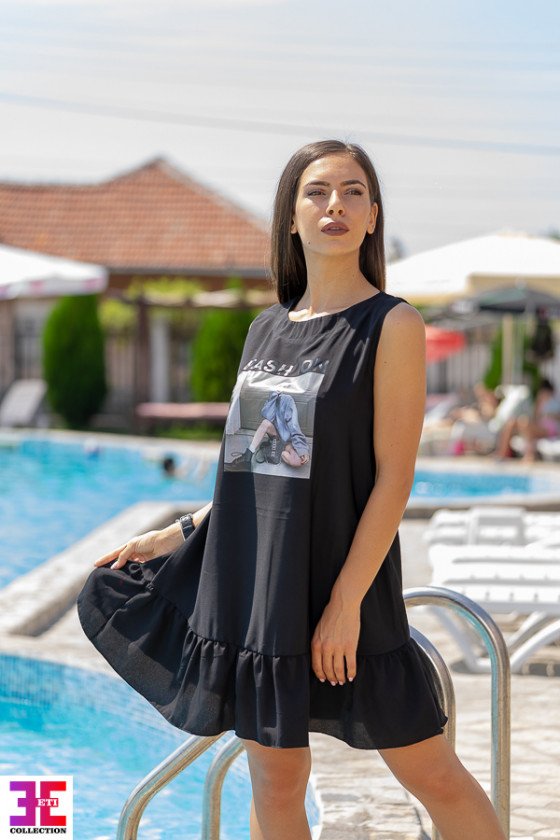 ЕЛЕГАНТНА ПАМУЧНА РОКЛЯ ДАРИНА