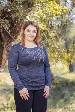 ЕЛЕГАНТНА БЛУЗА С ПЕРЛИ ЛИЛИЯ