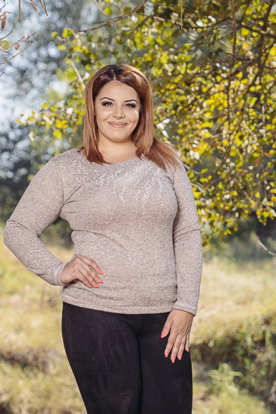 Елегантна блуза с перли Вивиан