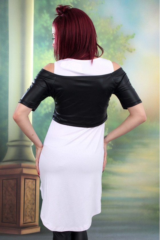 Туника с кожен елек Марта