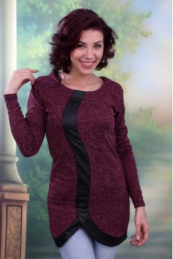 ЕЛЕГАНТНА ТУНИКА С КОЖА ВИЛИАНА