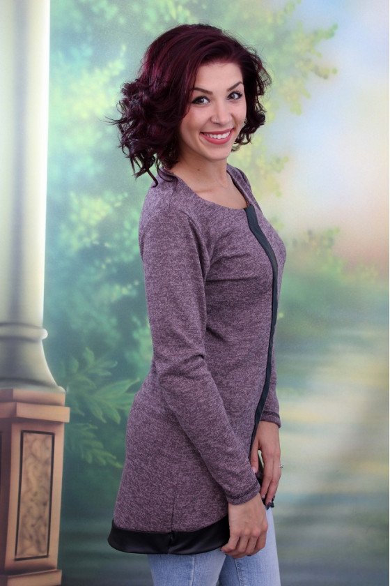 ЕЛЕГАНТНА ТУНИКА С КОЖА ИВАНА