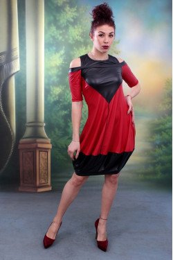 КОЖЕНА РОКЛЯ МАГНОЛИЯ