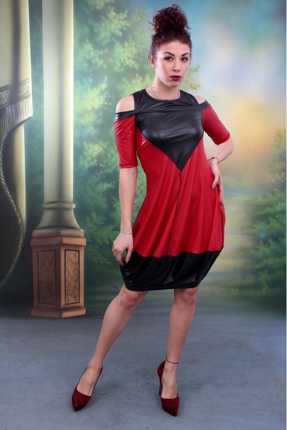 КОЖЕНА РОКЛЯ МАГНОЛИЯ