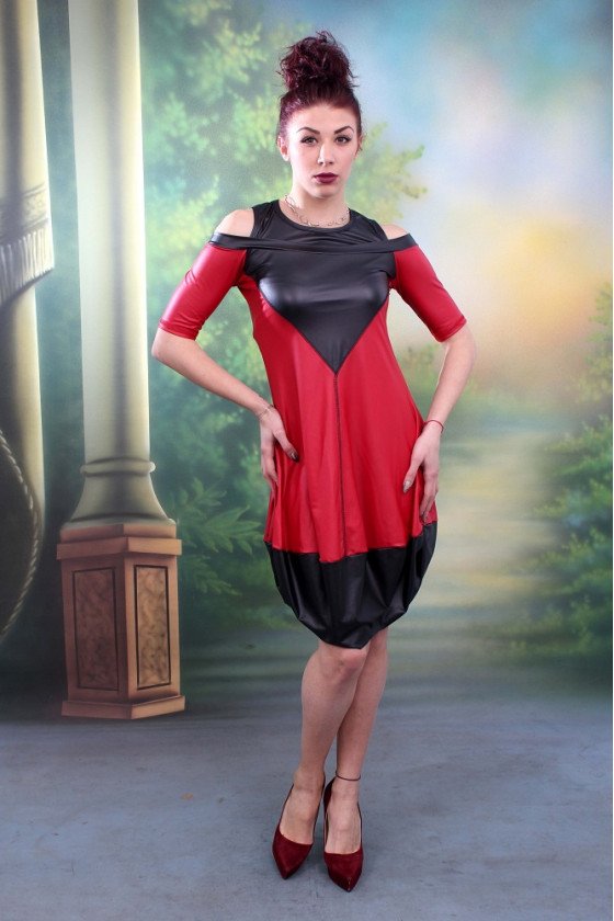 КОЖЕНА РОКЛЯ МАГНОЛИЯ